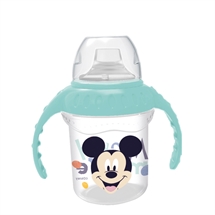 Babykop med drikketud og Mickey Mouse motiv
