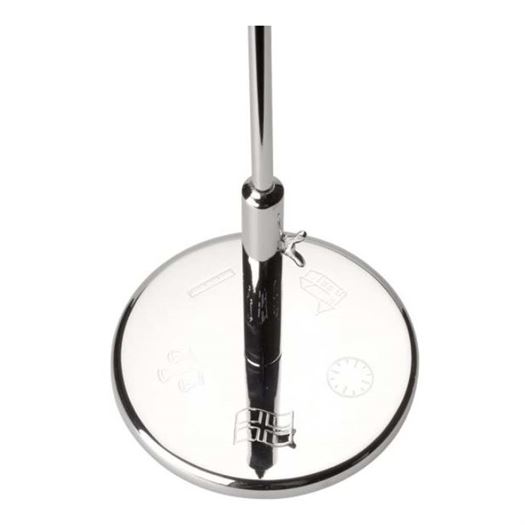 FOD til dåbsflag graveret MED NAVN & DATA 9 cm forkromet