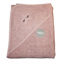 Badeslag med sovende stjerne 75x75 cm - Mauve