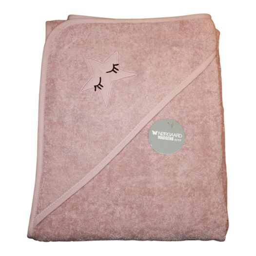Badeslag med sovende stjerne 100x100 cm - Mauve