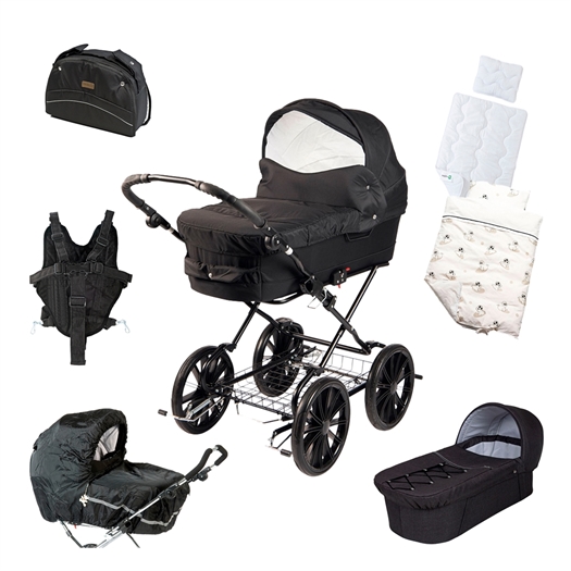 Barnevogn, Trille Fix 14" Startpakke med tilbehør